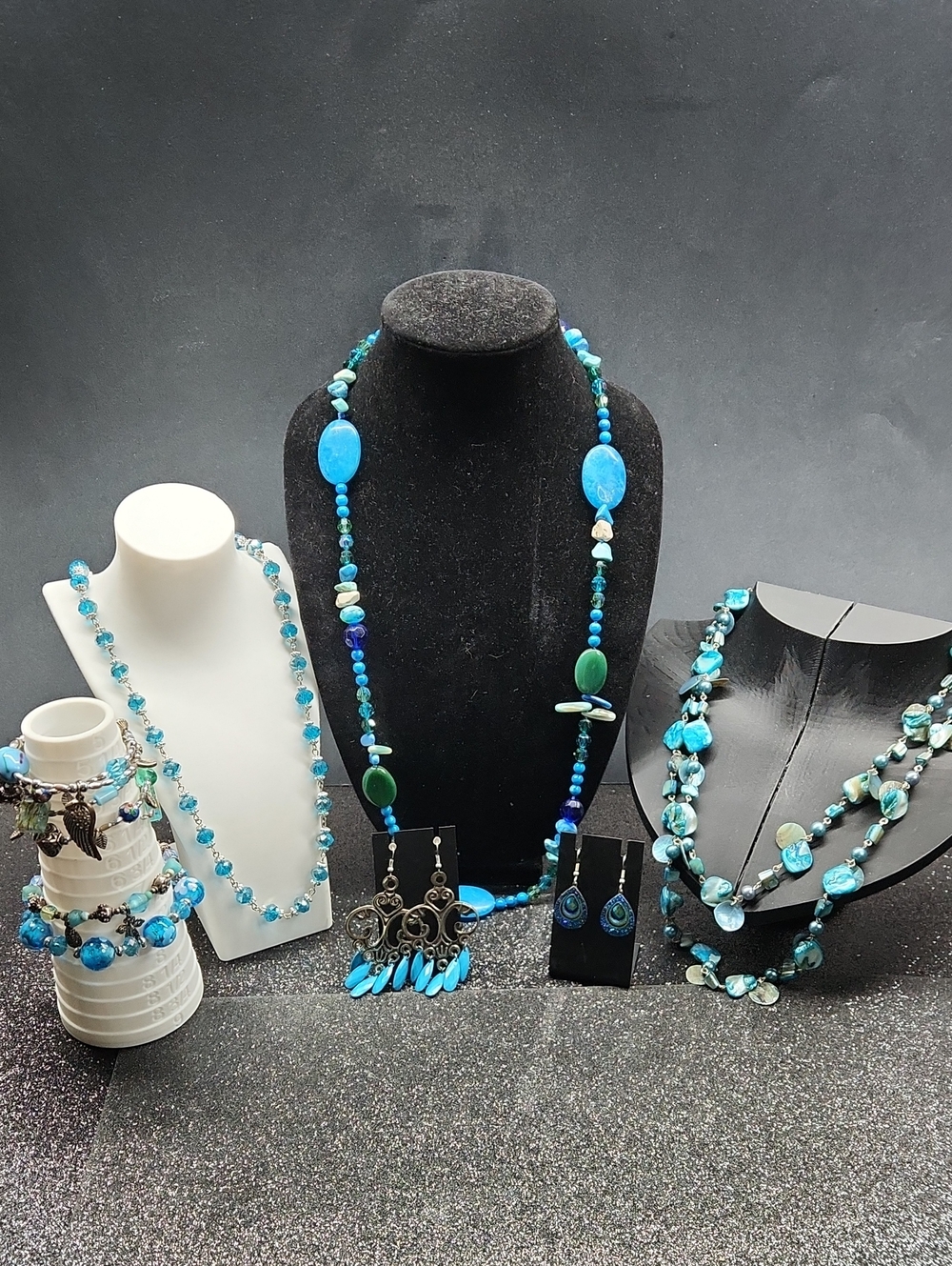 Blue Turquoise Themed Jewelry Bundle